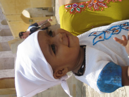 Kleiner Junge, leider falschrum