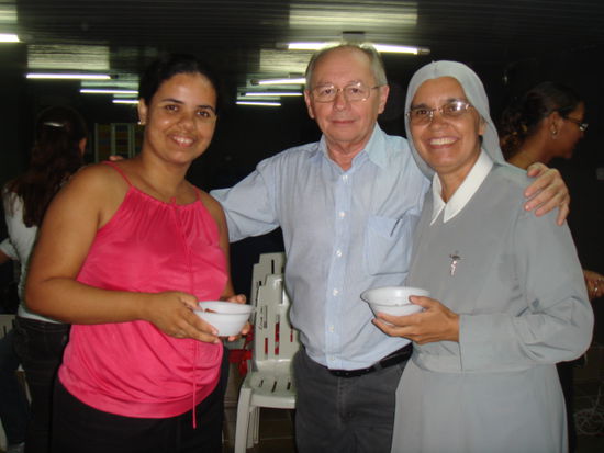 Andrea, Prof.Caubi und Irma Graca