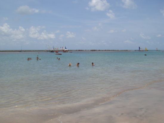 der Strand von Porto de Galinhas