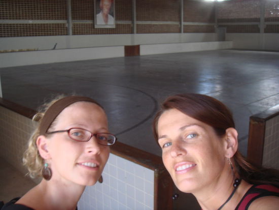Die Sporthalle.