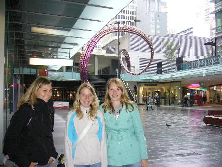 Shopping im regnerischen Sydney