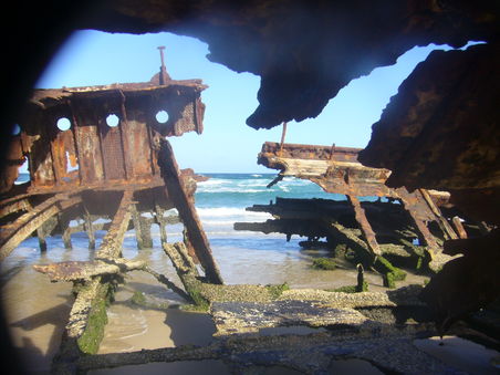 Im Inneren des Wrecks