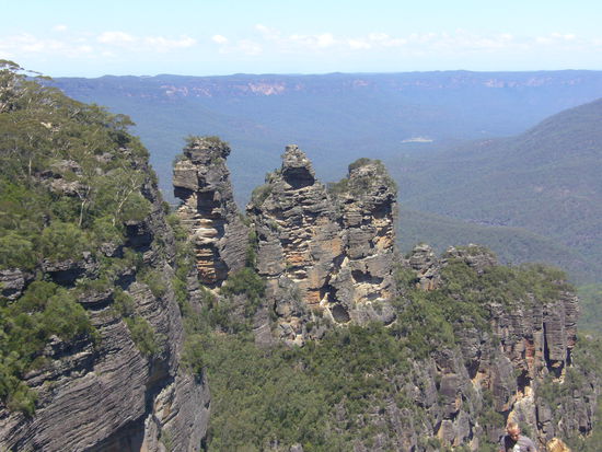 Three Sisters in den Blue Mountains