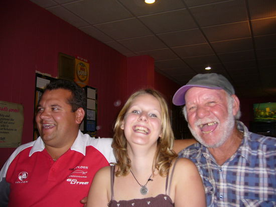 Don't say "cheese" cause Brucie got no teeth (Andrew, ich und Brucie)