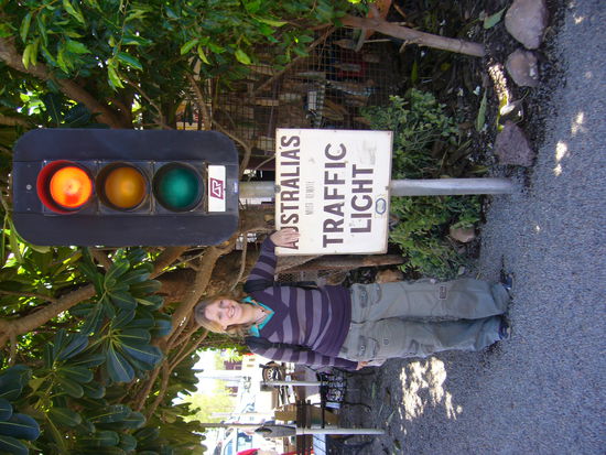 Austalia's most remote traffic light