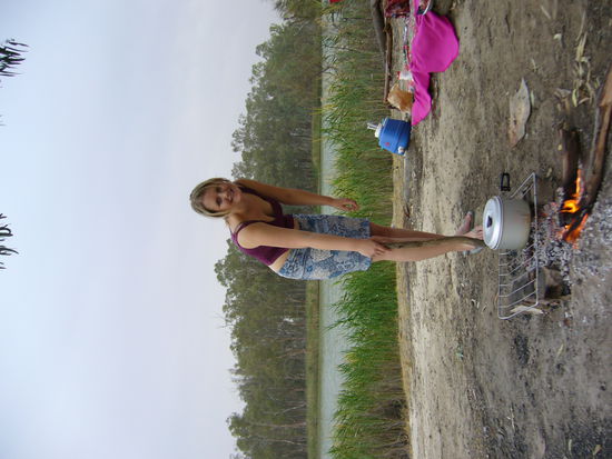 Ich habe nur so getan, es war viel zu heiss