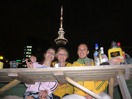 In Auckland auf dem Hostel