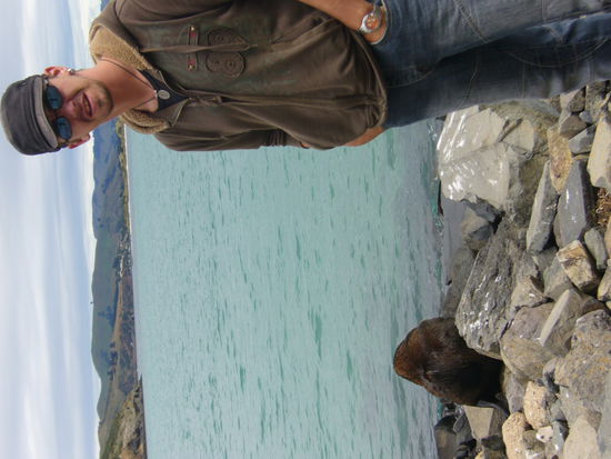 Auf der Otago Halbinsel bei Dunedin, wo wir Tiere hautnah erleben konnten