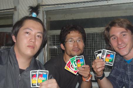 Mitch, Yasu und der Gewinner der Partie