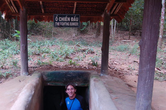 auf den Weg in den Tunnel