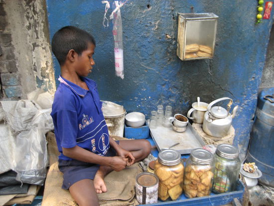 indisches Kaffehaus (meist open air)