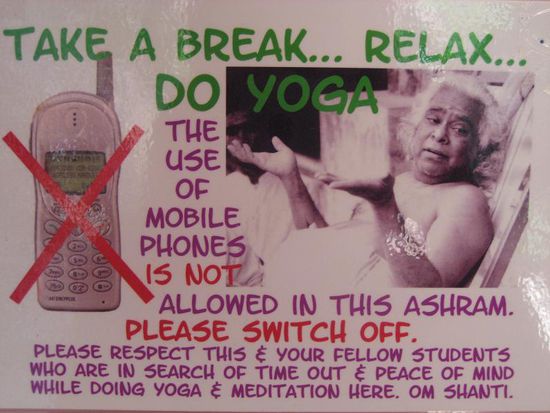 swami vishnu der gruender des ashram's hat gar nicht so unrecht mit der Botschaft