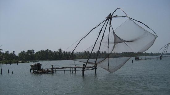 chinesische Fischernetze