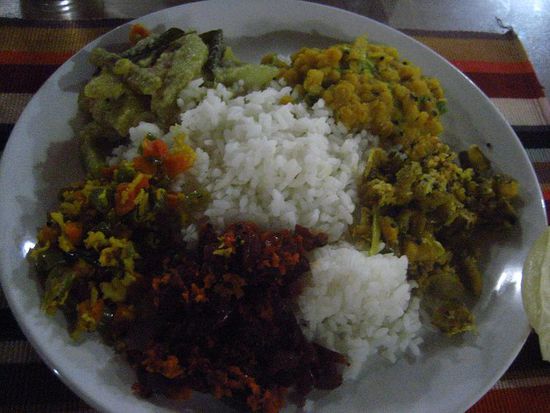 riesen Portionen in farbenfroher Variation mmhhhhh einfach koestlich