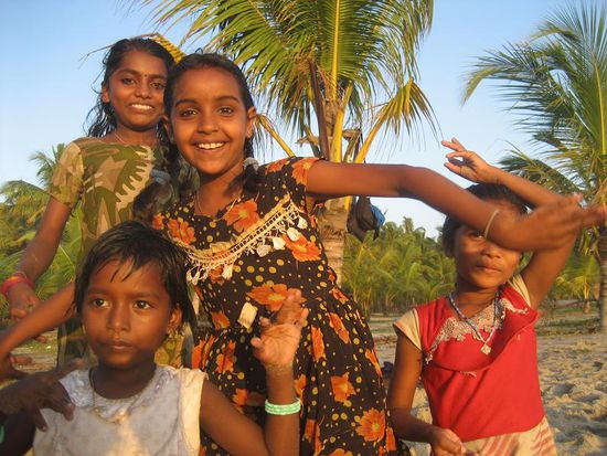 ein Teil der quirligen Bande,