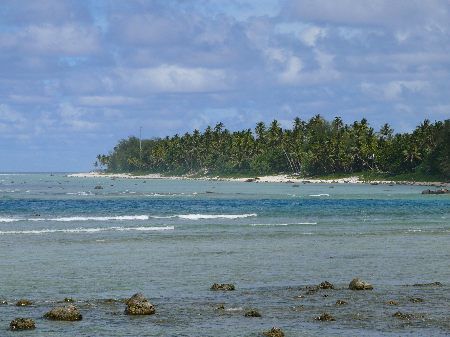 Der Strand in Avarua, Rarotongas Hauptstadt