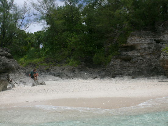 Das ist der Ausblick, den Captain Cook hatte, als er 1777 die Erste der spaeter nach ihm benannten Cook Inseln entdeckte.