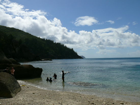 Luncheon Bay, unser 1. Schnorchelstopp