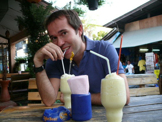 Lasst es Euch bei einem Bananenshake erzaehlen...