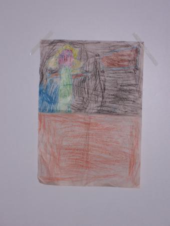 Dieses Bild hat ein kleines Maedchen gemalt, ohne Auftrag.