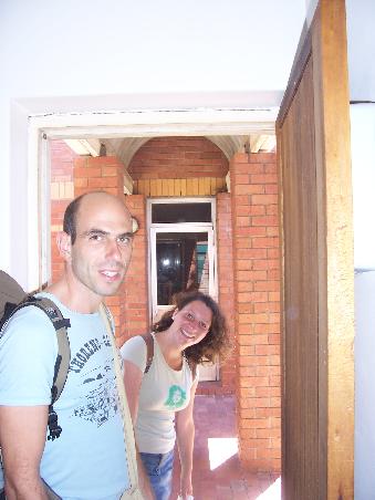 Herve und Anath auf dem Weg zu Ihrem Tafelberg- Trip...
