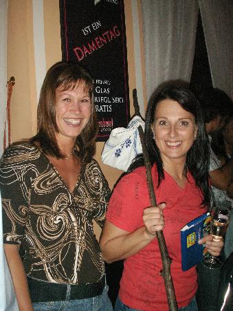 Daniela und ich mit meinem Reisepinkerl