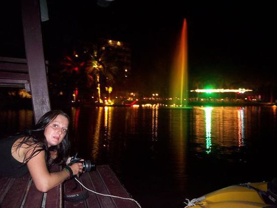 Ich beim fotographieren ... so gings rund um uns ab !!!