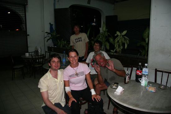 Nick, ich und the drunken sailor im On On Hotel