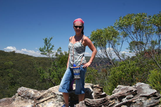 Heidi in den Blue Mountains
