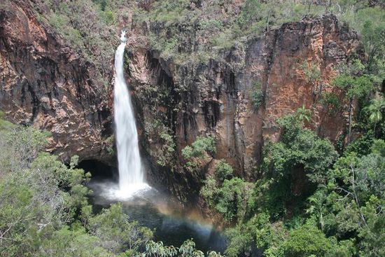 Tolmer Falls mit Regenbogen