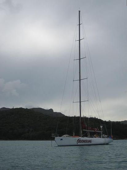 Boomerang in Nara Inlet