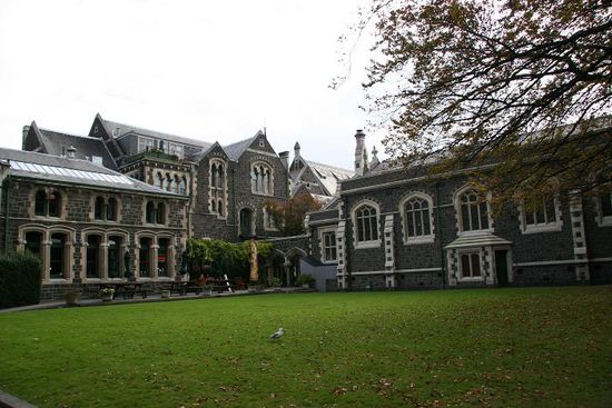 englische Gebaeude am Art Centre