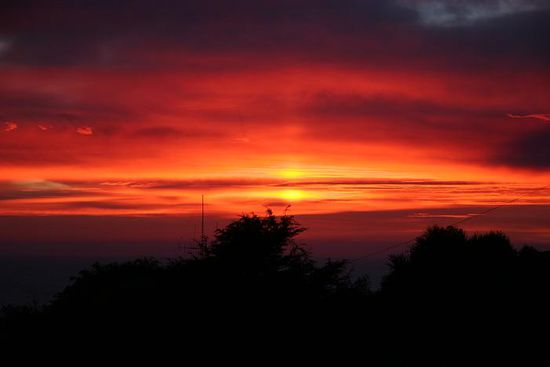 Sonnenaufgang in Omaru