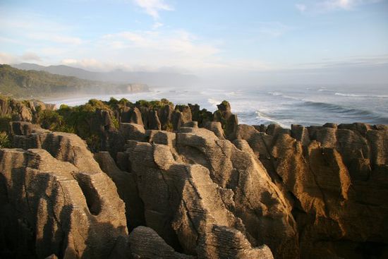 Pancake rocks im Paparoa NP
