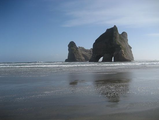 Wharariki Beach