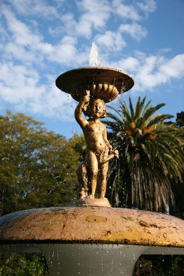 Cupid Fountain im Queens garden