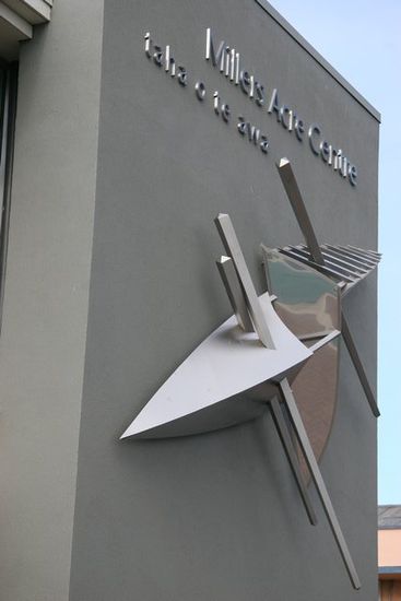 Vessel Skulptur an der Trafalgar Street