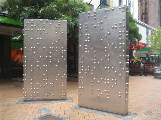 blinde Kunst in Wellington