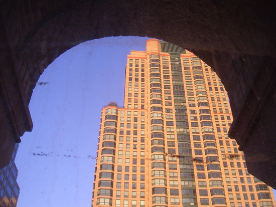 Blick aus meinem Badezimmerfenster