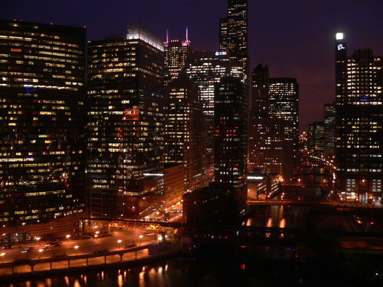 Chicago in der Nacht