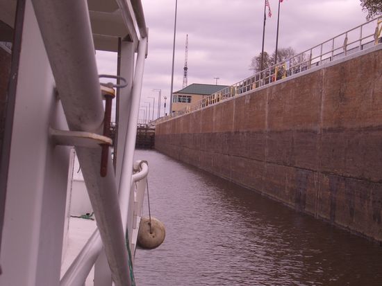 In der Schleuse