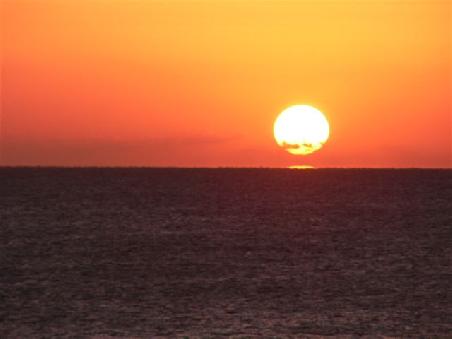 Sonnenuntergang am Pazifik.