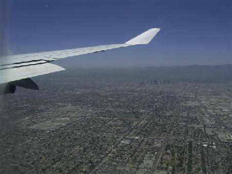 LA beim Landeanflug.