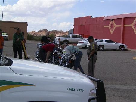 Navajo Police of Tuba City.