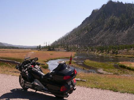 GoldWing in der Nachmittagssonne