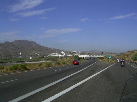 Wir biegen auf die Route 66 ab