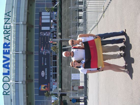 Da drin haben haben wir ihn angefeuert!