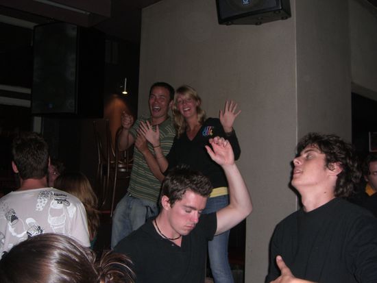 Dave und Lisa!( sau der witziige Abend mit mega guter Liveband!)