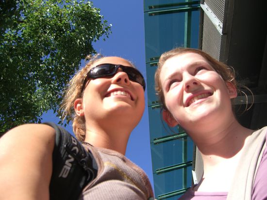 Marie und ich.Ebenfalls in Brisbane!