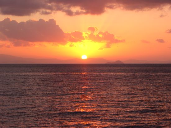 Der schoenste Sonnenuntergang meines Lebens!